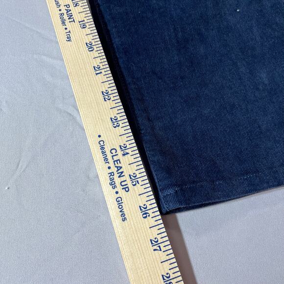 Market & Spruce Corduroy Pant High Rise Straight Women’s Size 10 Navy NWT - Picture 8 of 9